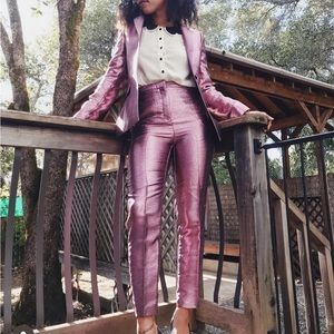 Purple Sparkle Suit Set